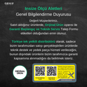 Degerli Musterilerimiz Satin aldiginiz urunlerde Orijinal Urun uyarisi ile Garanti Baslangic ve Teknik Servis Talep Formu etiketleri oldugundan emin olunuz. Turkiye tek yetkili distributoru olar 21