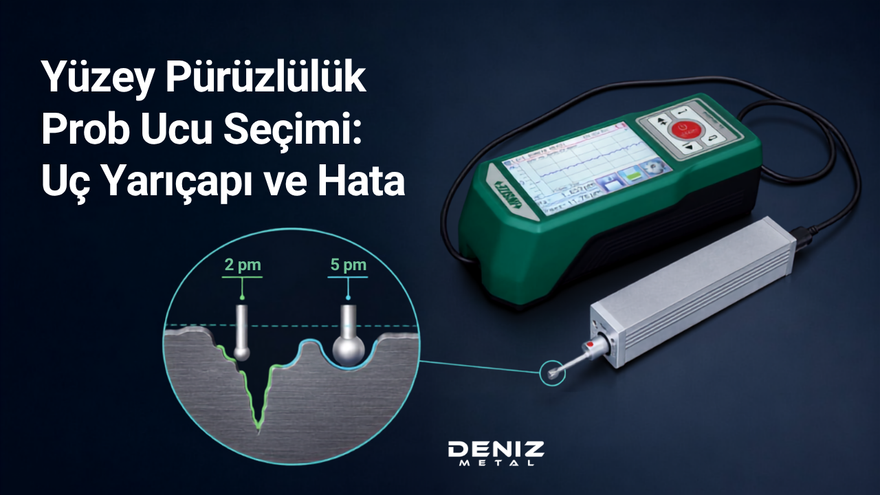 Yüzey Pürüzlülük Prob Ucu Seçimi: Uç Yarıçapı ve Hata