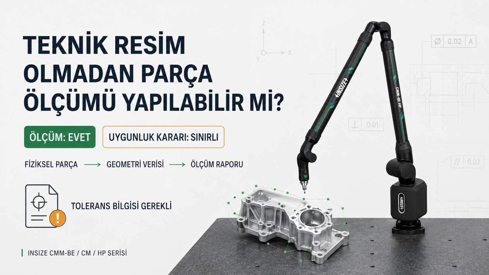 Teknik Resim Olmadan Parça Ölçümü Yapılabilir mi?