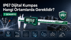 INSIZE 1195 IP67 DİJİTAL KUMPASIN GEREKLİ OLDUĞU 7 ENDÜSTRİYEL ORTAM