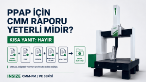 PPAP için CMM raporu yeterli midir