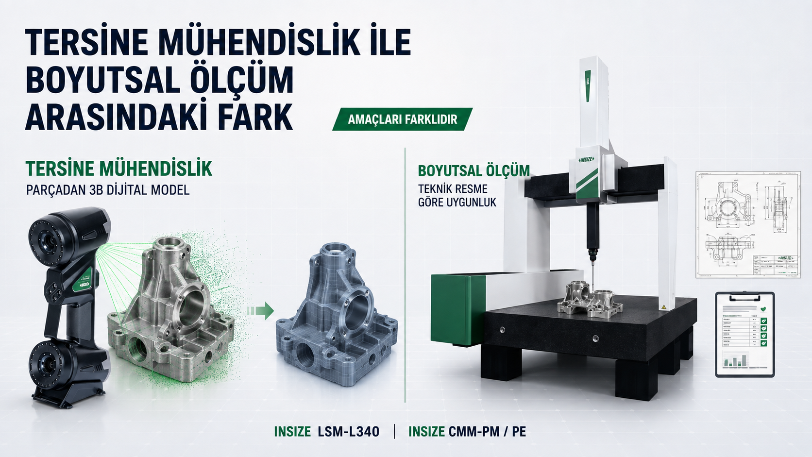 Tersine Mühendislik ile Boyutsal Ölçüm Arasındaki Fark